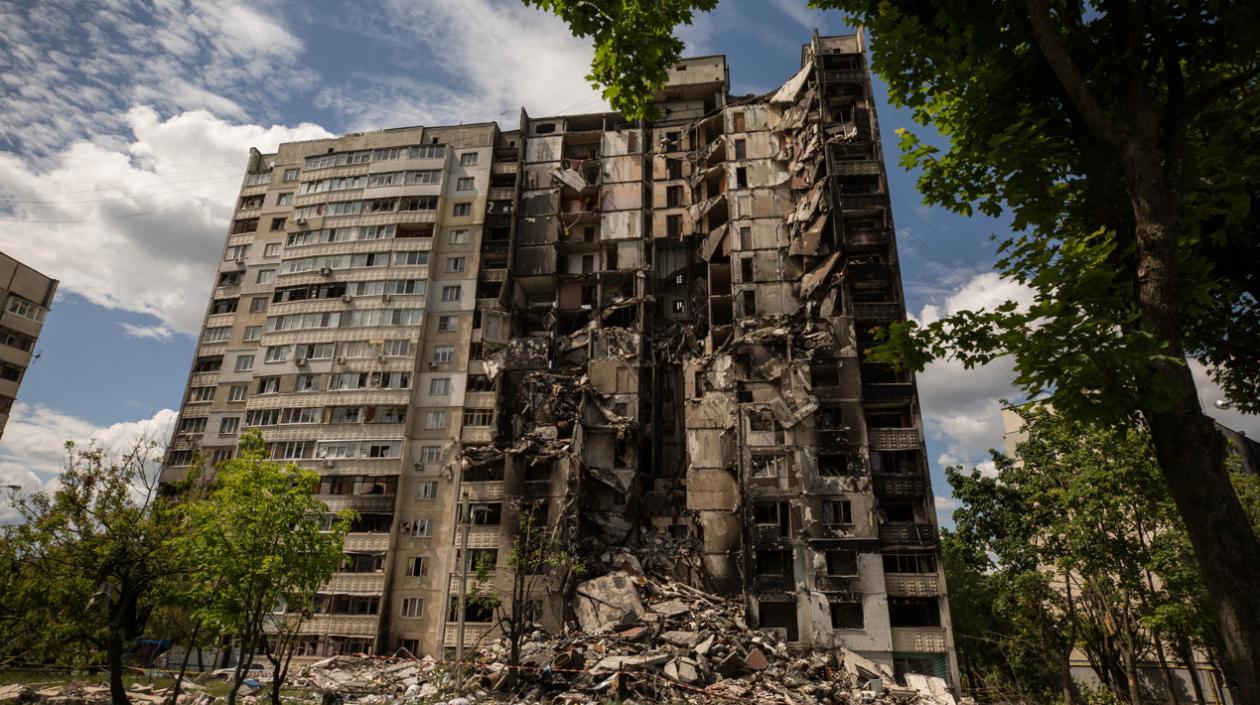 Una de las postales de la guerra.