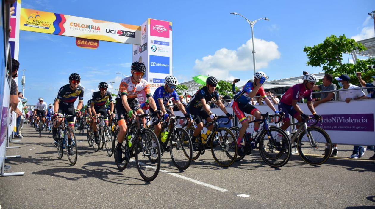 Momento de la salida.