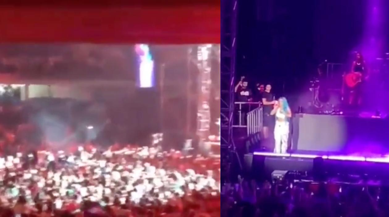 Momentos del incidente.