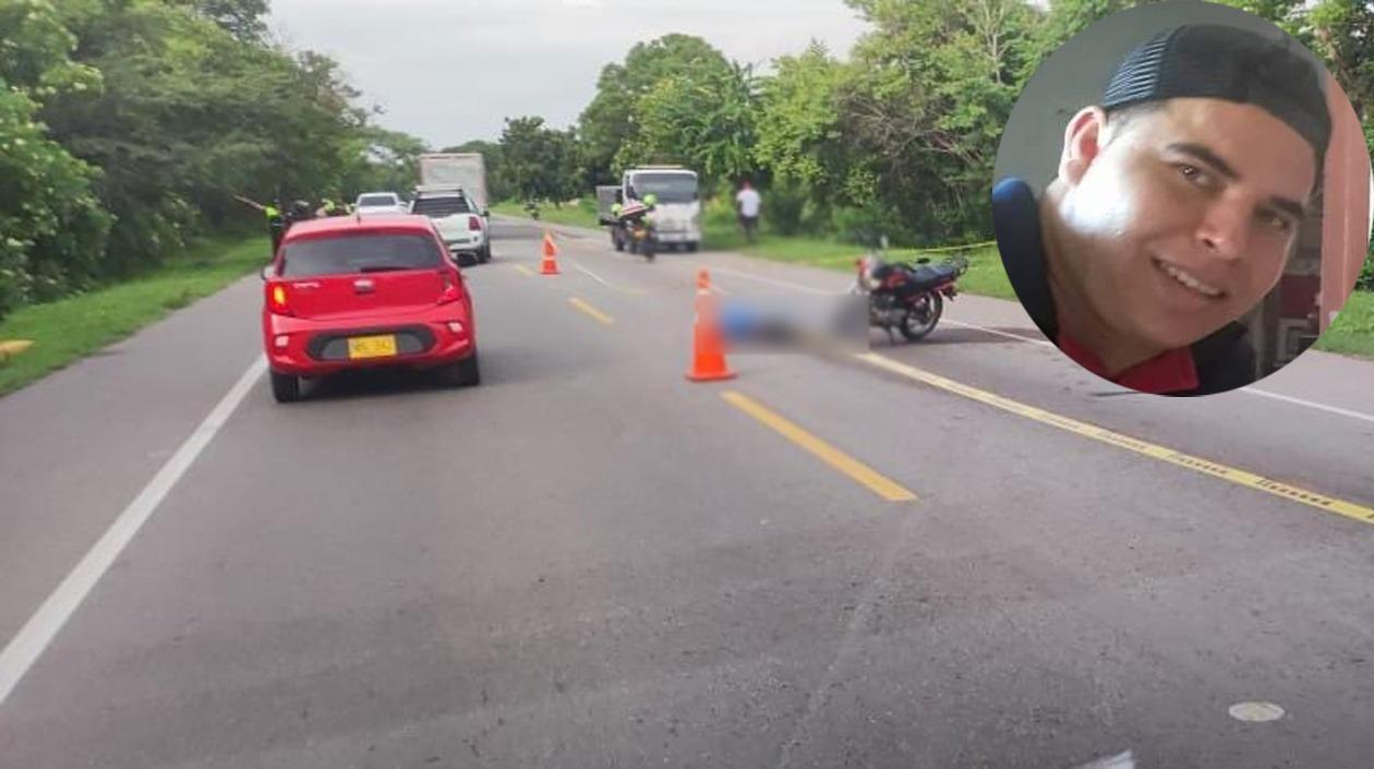 Accidente de tránsito ocurrido en la Vía Oriental, entre Palmar de Varela y Ponedera