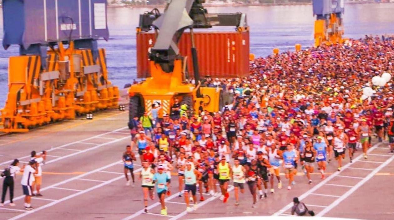 Media Maratón del Mar en Cartagena