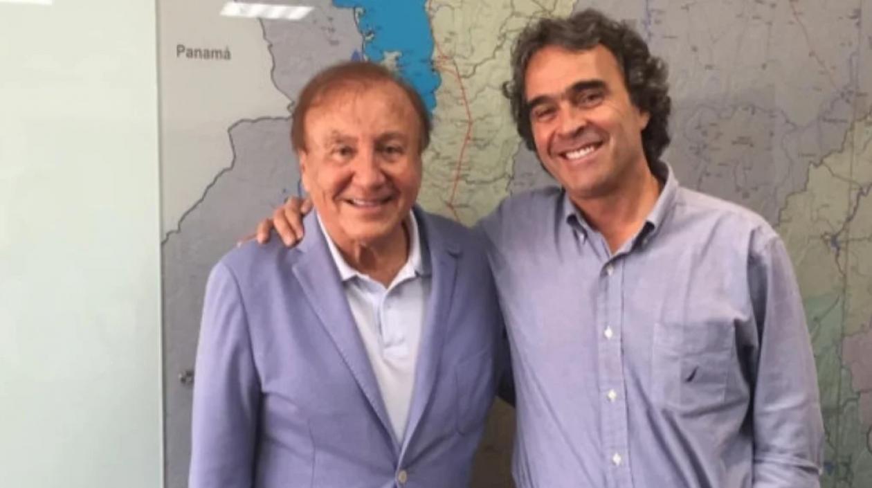 Rodolfo Hernández, aspirante presidencial, Sergio Fajardo excandidato.