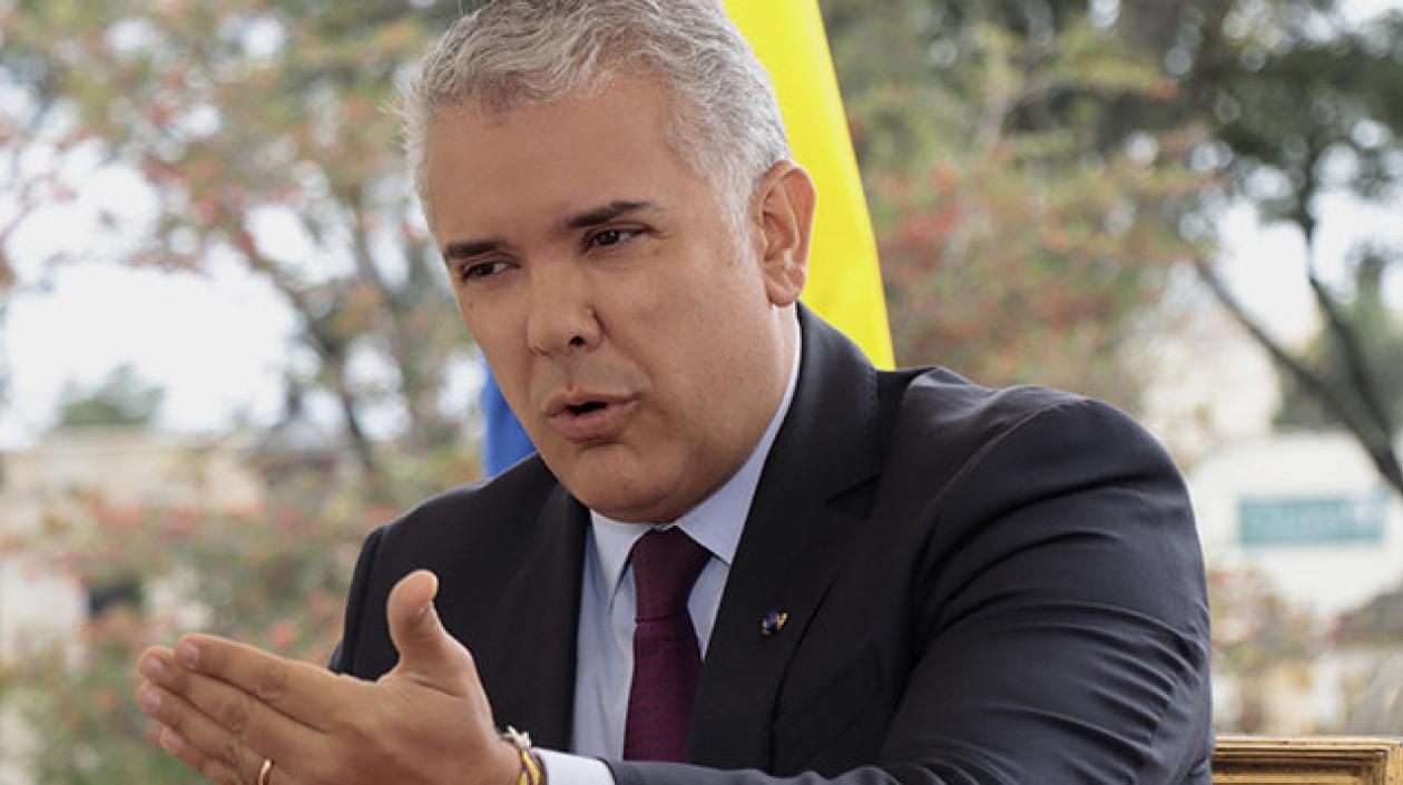 Iván Duque, presidente de Colombia.