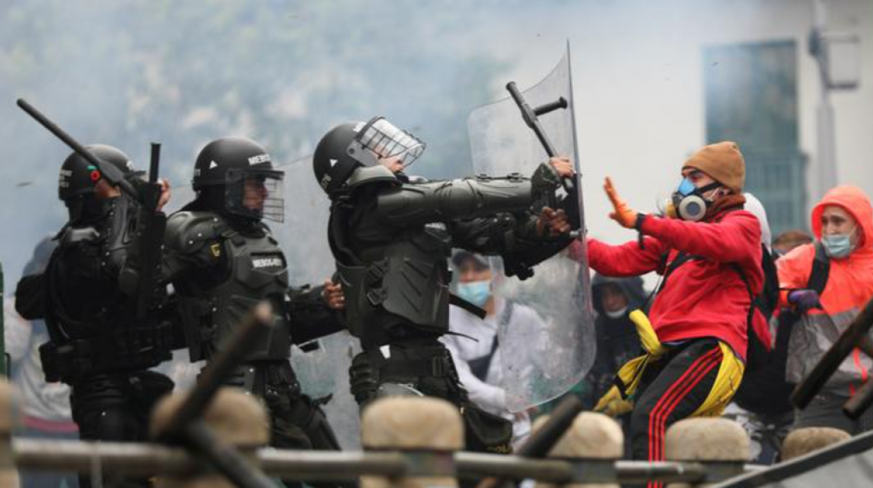 Protesta ciudadana del 28 de mayo de 2021. Imagen de referencia. 