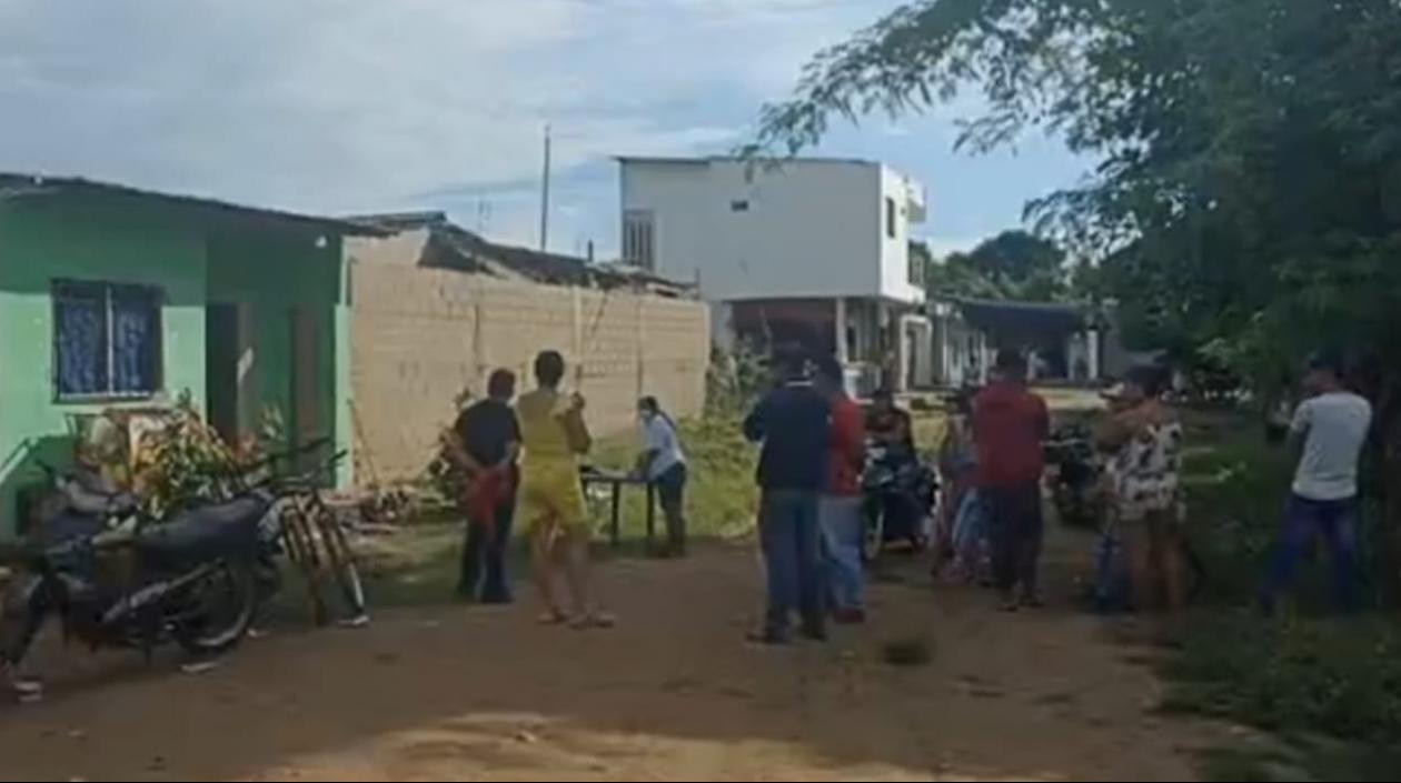 Barrio de Sahagún, donde ocurrieron los hechos.