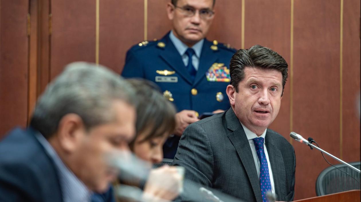 Diego Molano Aponte, Ministro de Defensa.