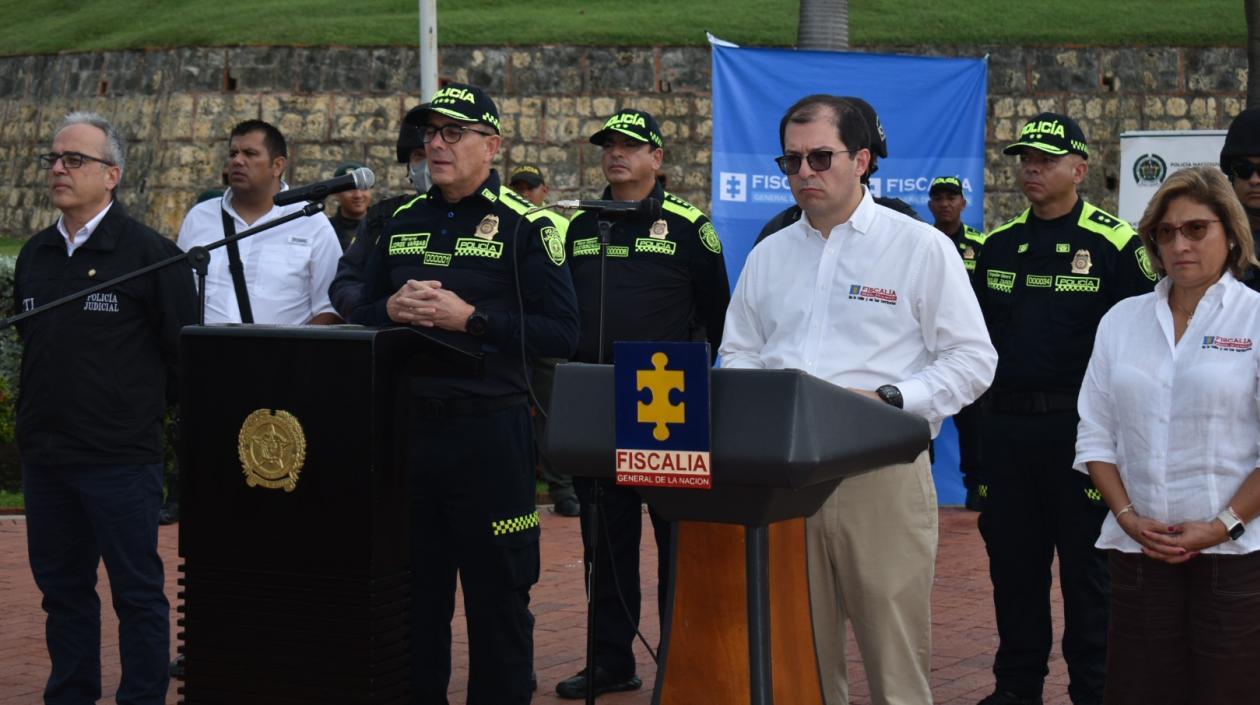 Rueda de prensa con el Fiscal, Francisco Barbosa.