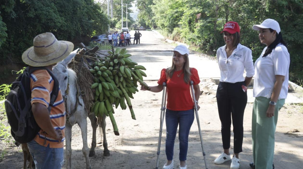 La gobernadora del Atlántico, Elsa Noguera.