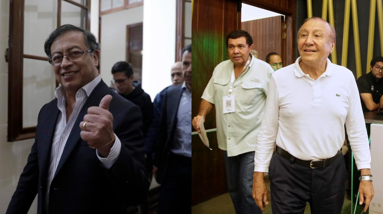 Gustavo Petro y Rodolfo Hernández.