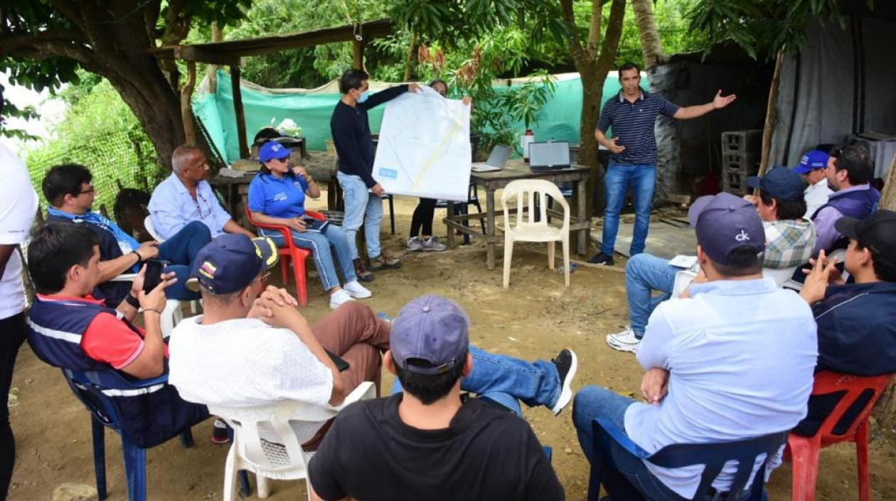 Imagen de la socialización.