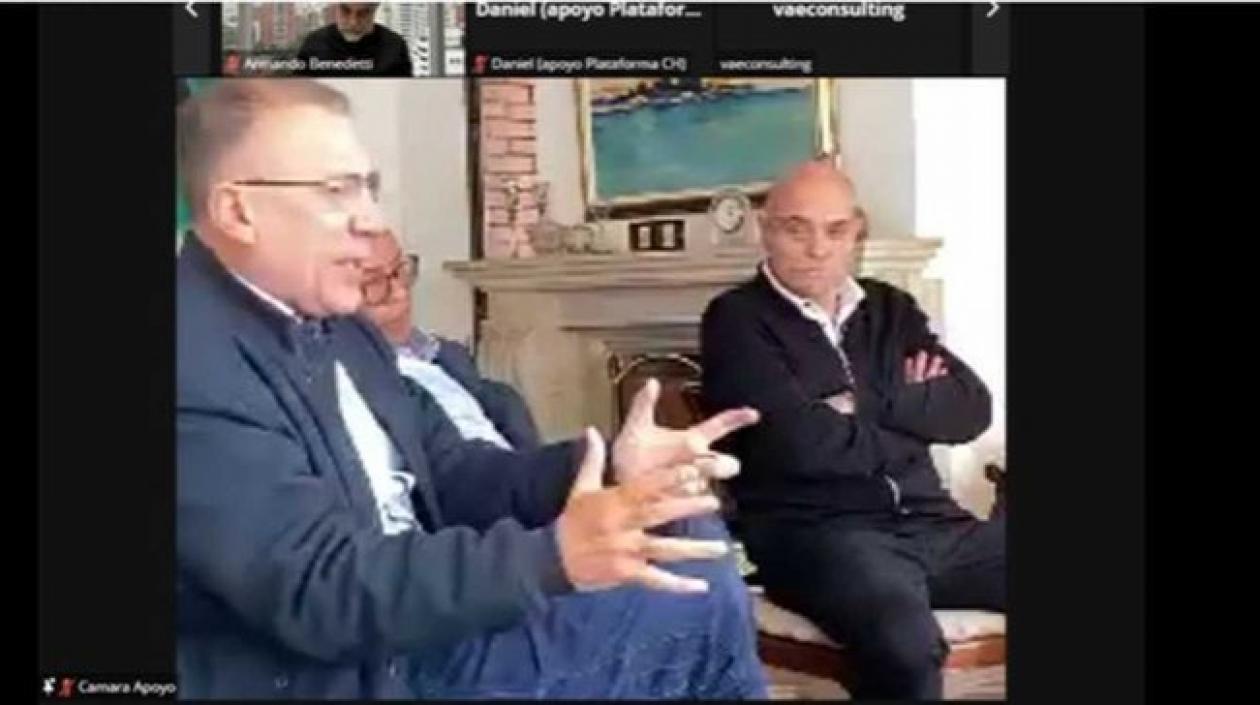 Imagen de la reunión.