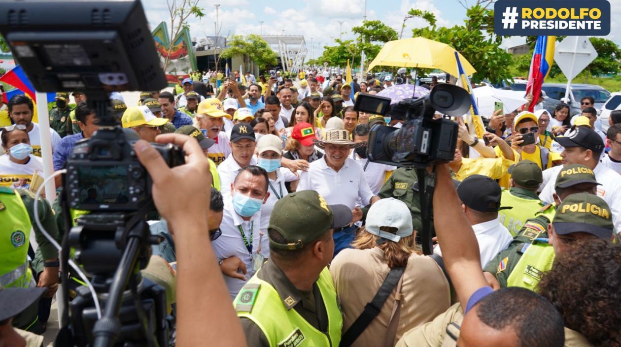 Rodolfo Hernández en Barranquilla