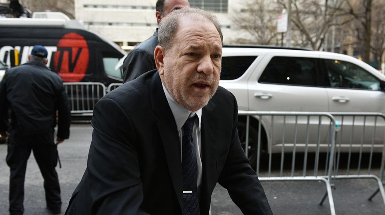 El exproductor de cine estadounidense Harvey Weinstein.