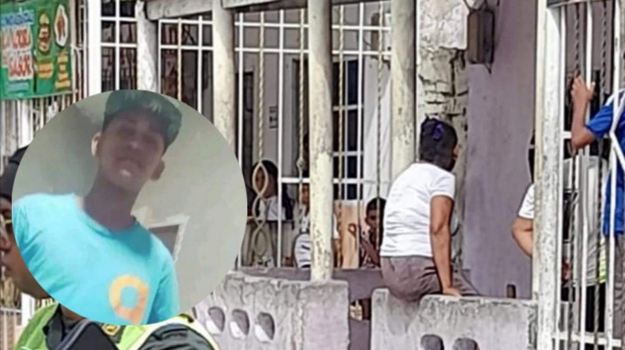 Nayder Polo Céspedes, la víctima.