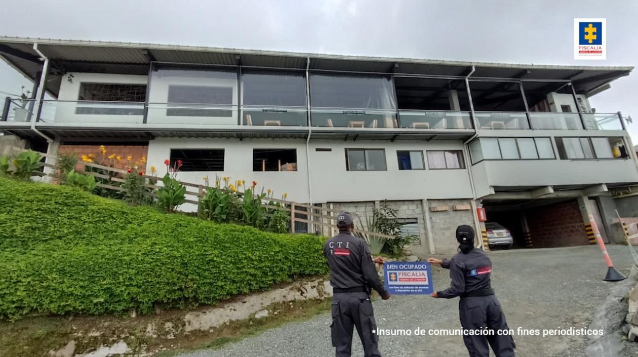 Uno de los bienes del senador Castaño que entran a extinción de dominio.