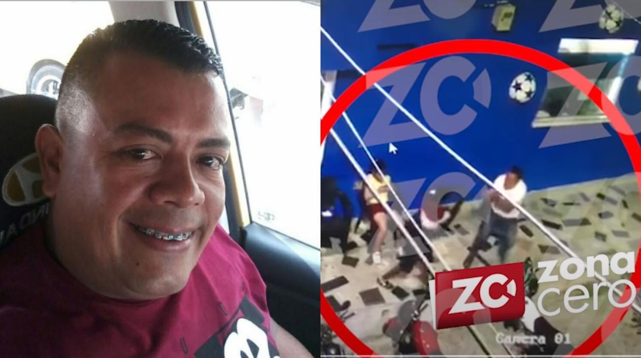 Guillermo Enrique Boscan De la Hoz e imagen de atentado en 2019.