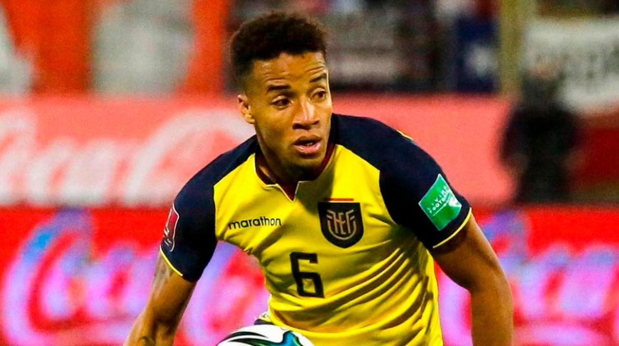 Byron Castillo, jugador de la selección Ecuador. 