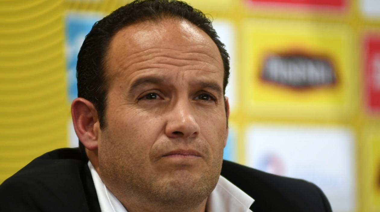 Francisco Egas, presidente de la Federación Ecuatoriana de Fútbol. 