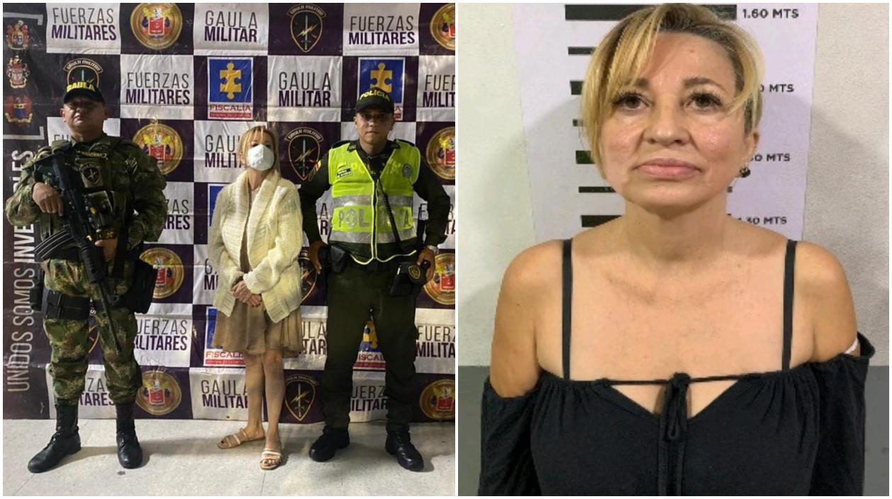 Maribel Duarte Arias, capturada. 