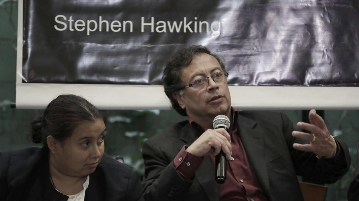 El candidato presidencial Gustavo Petro.