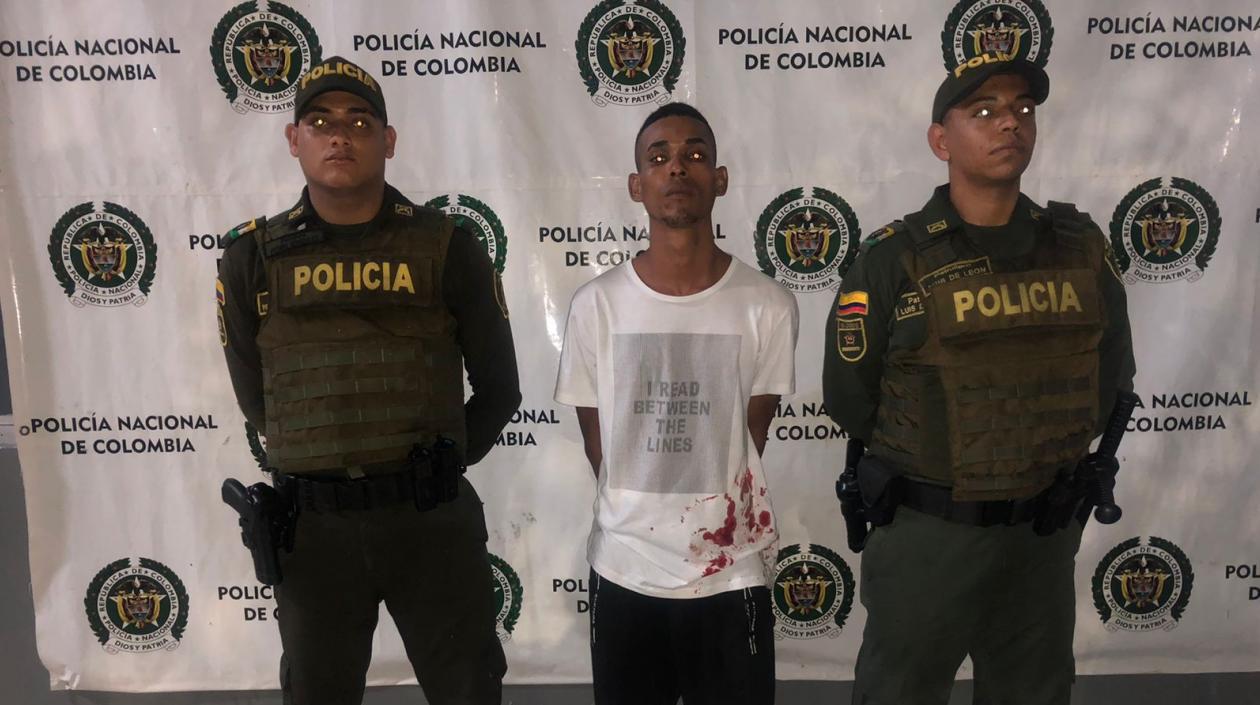 Jorge Isaac De La Rosa Gutiérrez, el capturado.