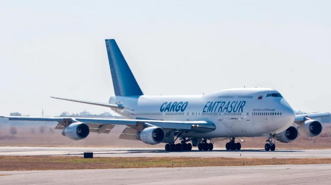 Avión venezolano retenido. 