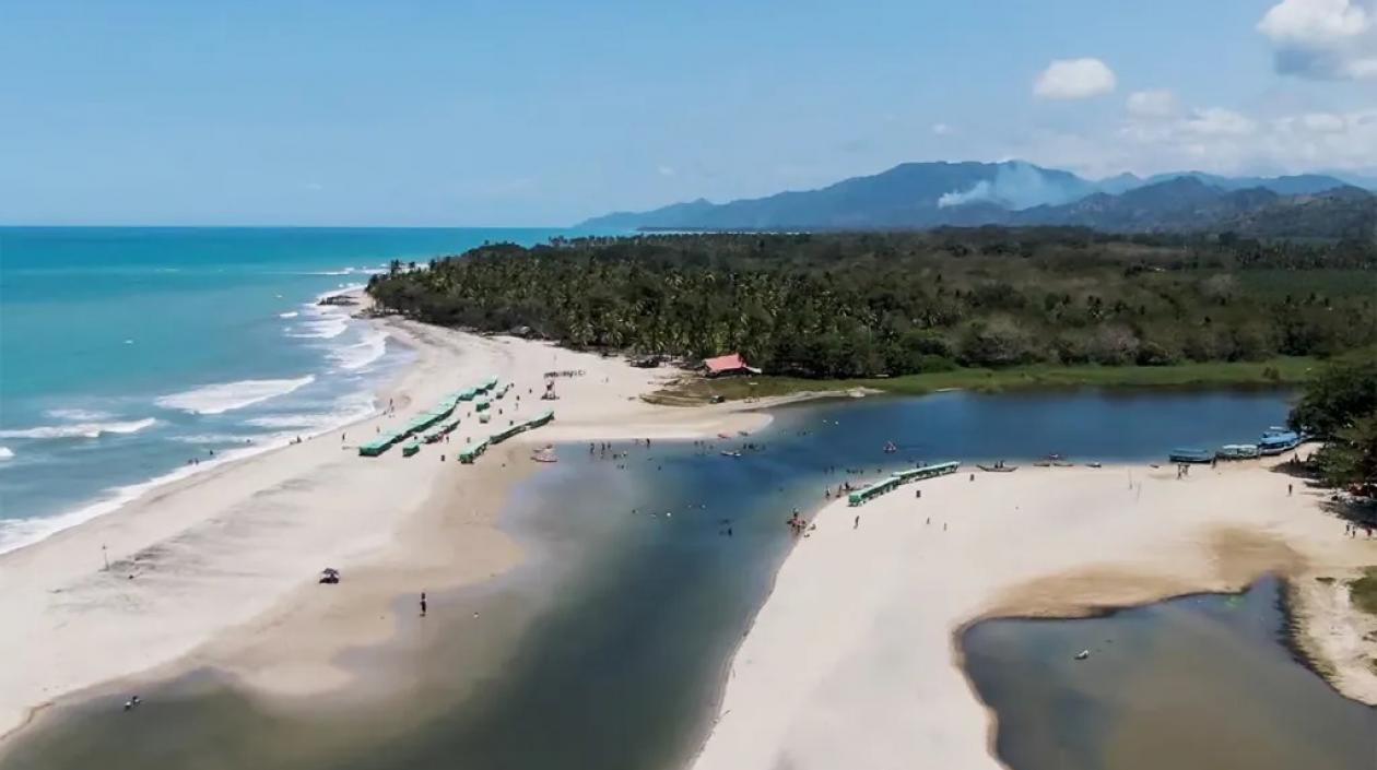 Desembocadura del río Buritaca.