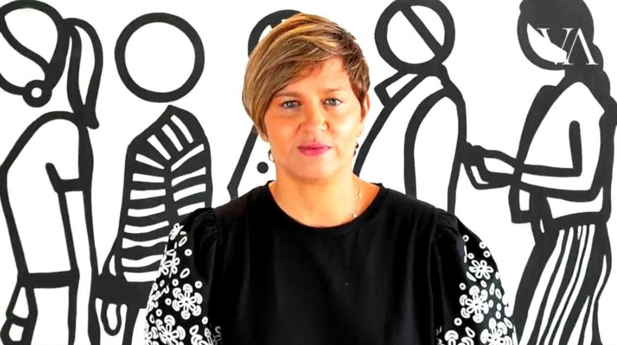 Verónica Alcocer, esposa de Gustavo Petro.  