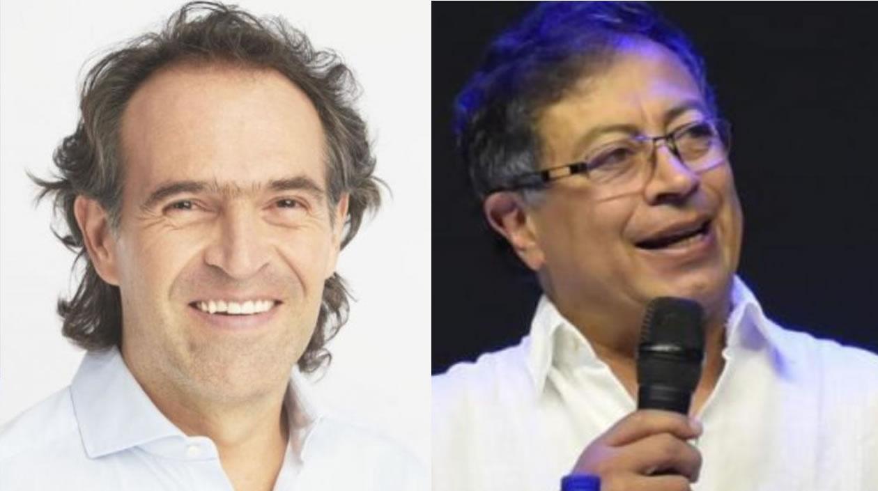 'Fico' Gutiérrez y Gustavo Petro.