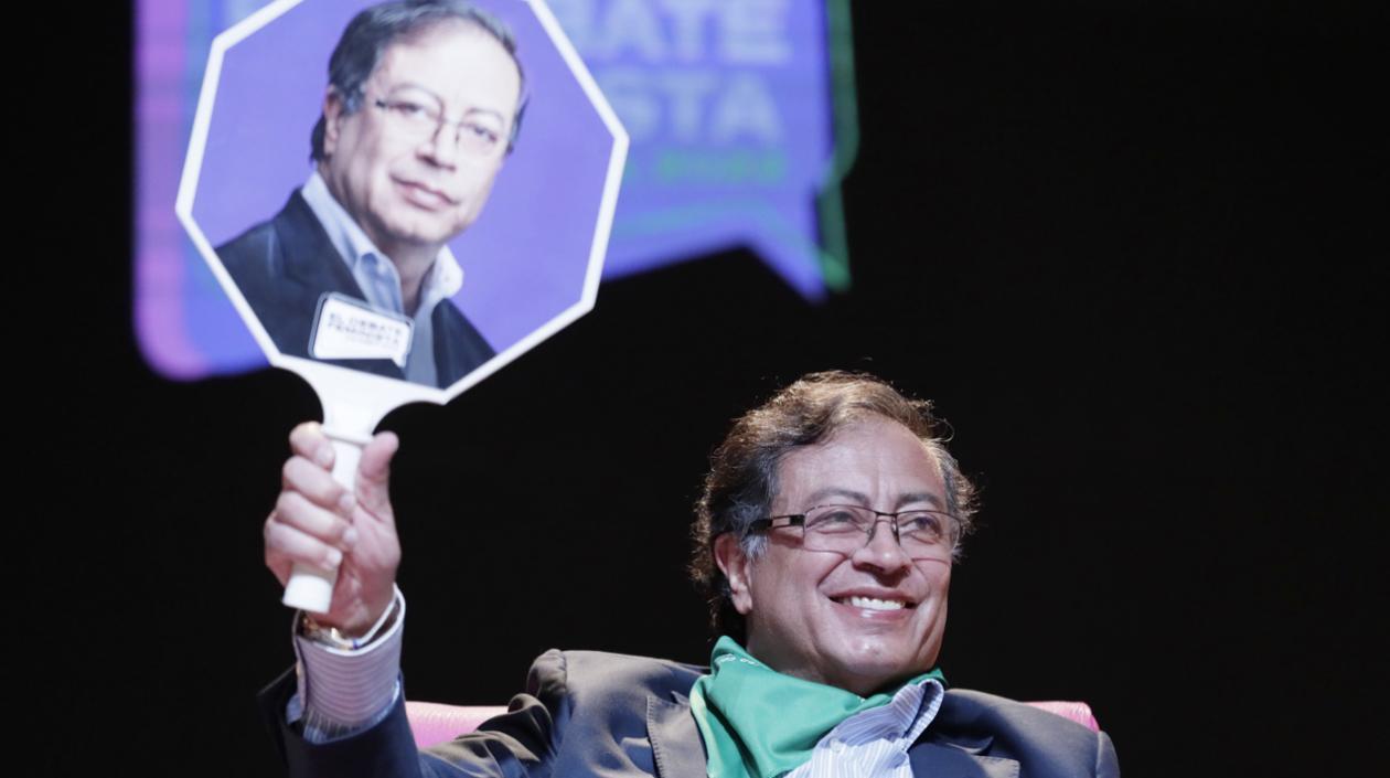 El candidato presidencial Gustavo Petro.