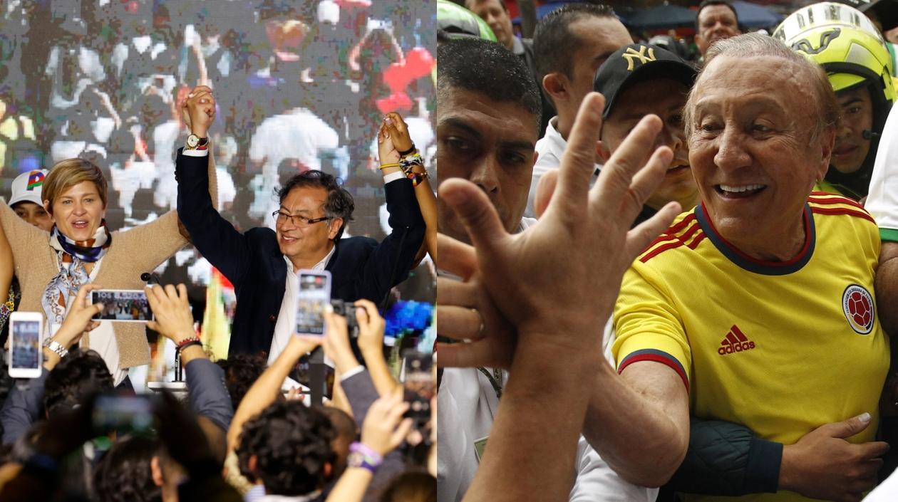 Gustavo Petro y Roy Barreras.