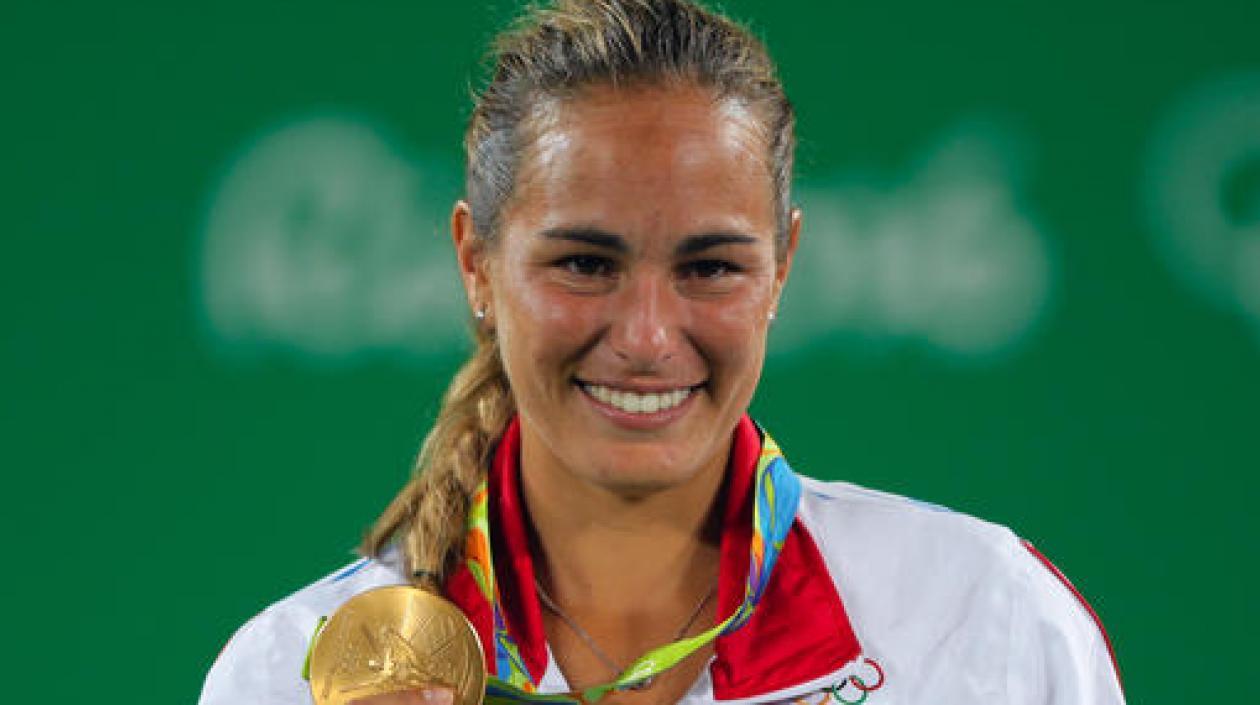 La tenista Mónica Puig.