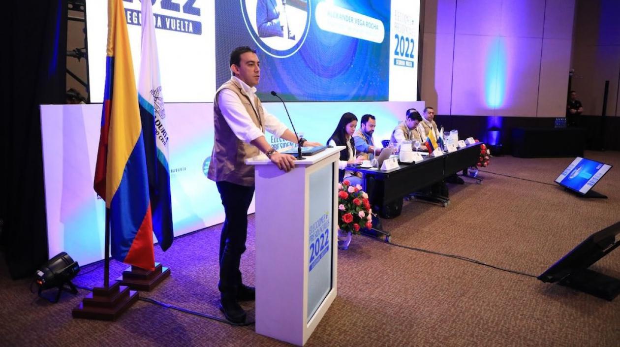 Alexander Vega Rocha, Registrador Nacional.