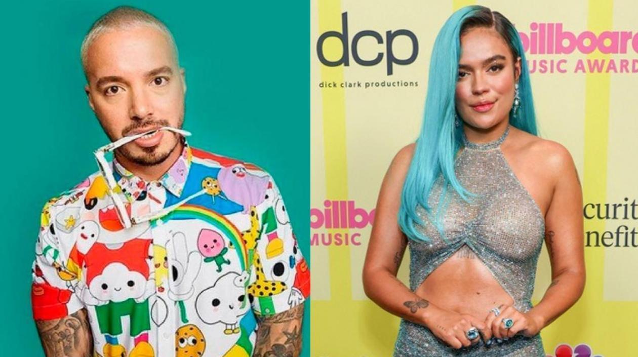 J Balvin y Karol G.