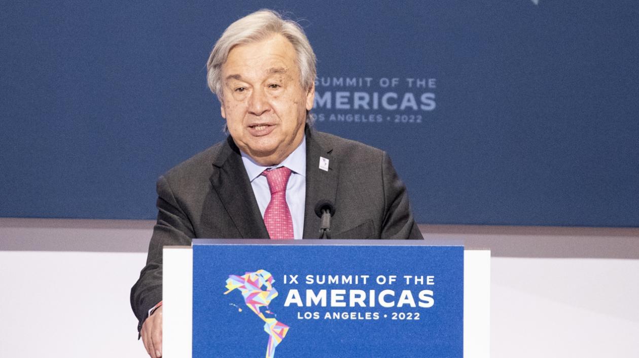 El secretario general de Naciones Unidas, António Guterres.