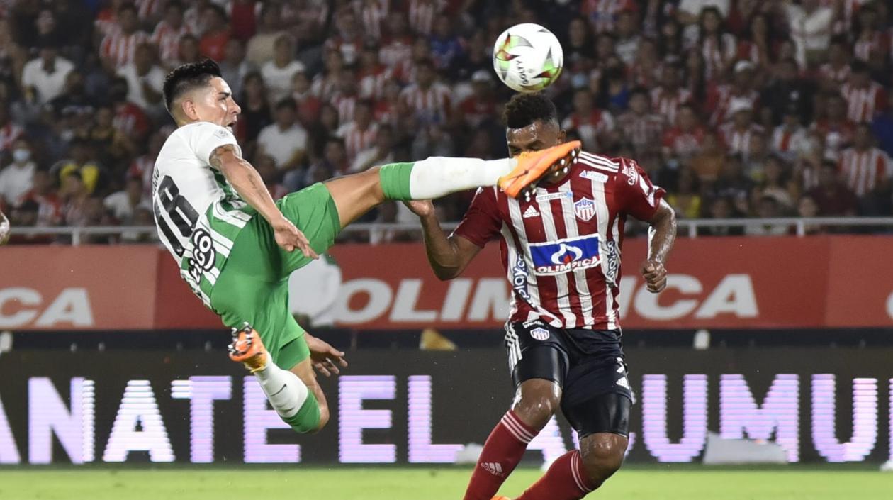 Miguel Ángel Borja, delantero de Junior. 