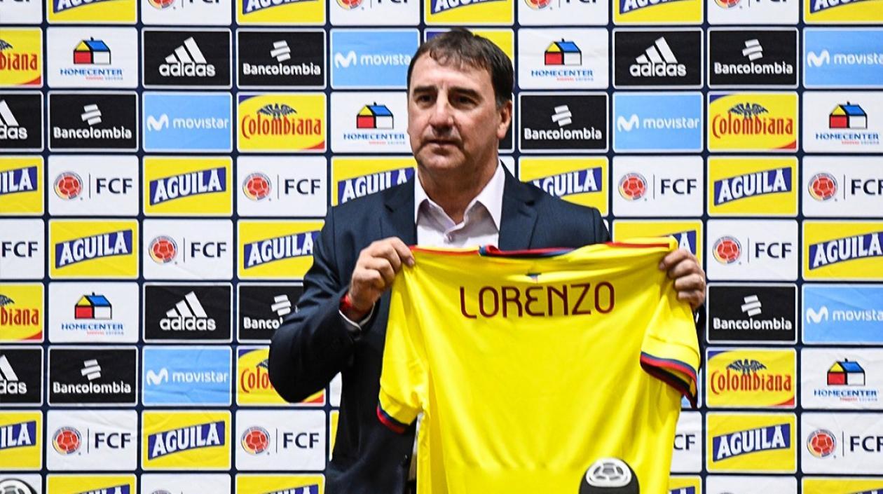 Néstor Lorenzo, entrenador de Colombia. 