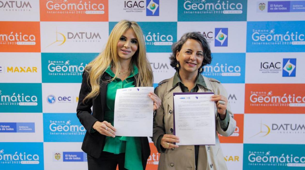 Directora general del IGAC, Ana María Aljure Reales.