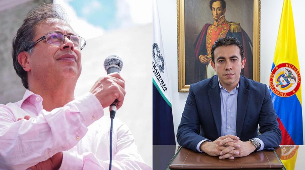 Gustavo Petro y Alexander Vega. 