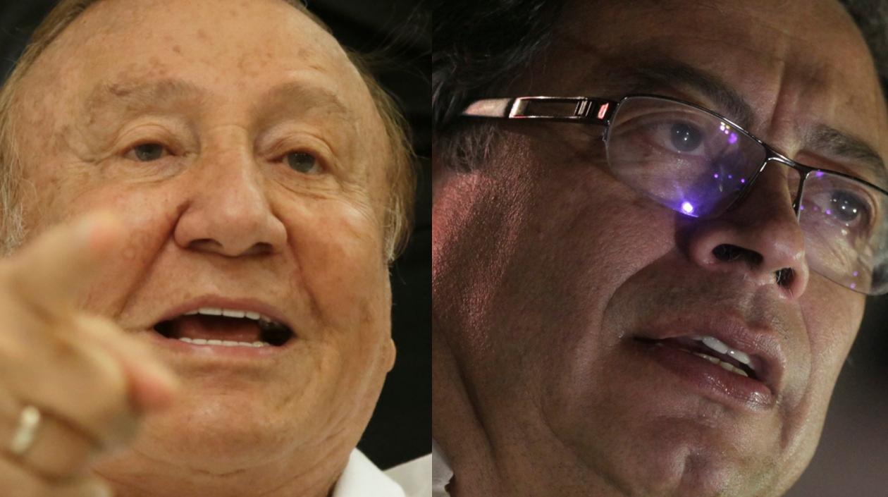 Rodolfo Hernández y Gustavo Petro.