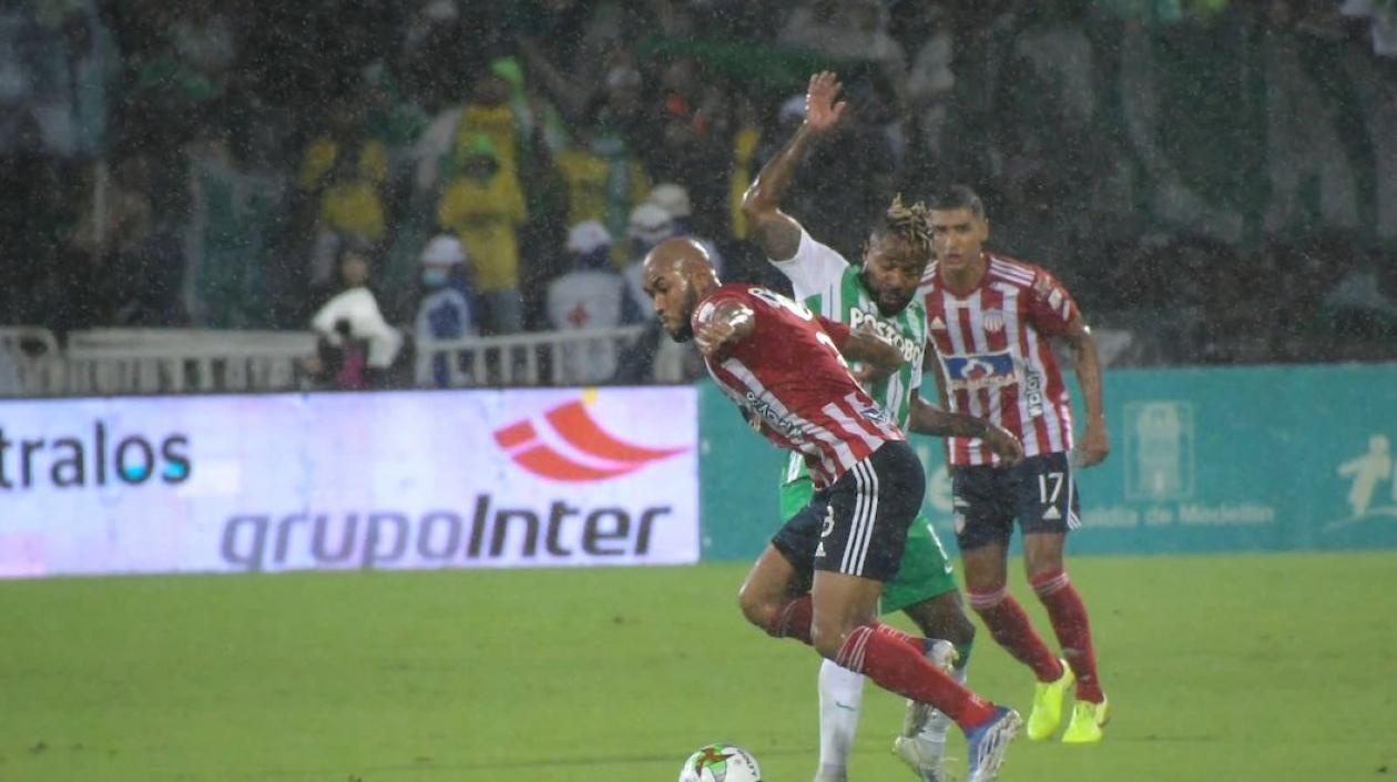 Acción del partido en Medellín.