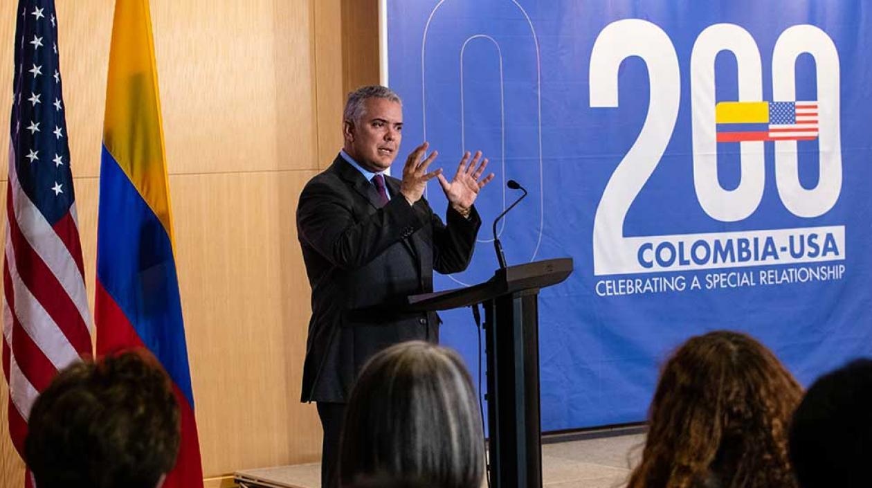 Iván Duque en Washington