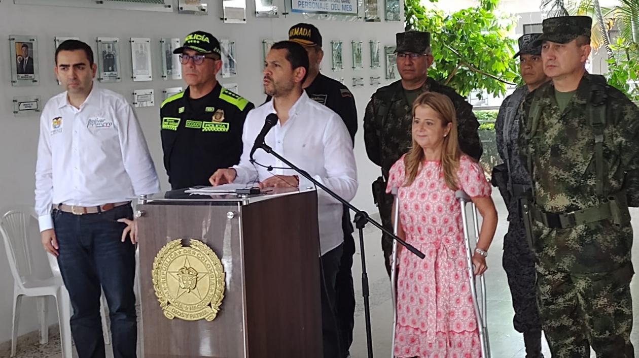 El Ministro del Interior, Daniel Palacios.