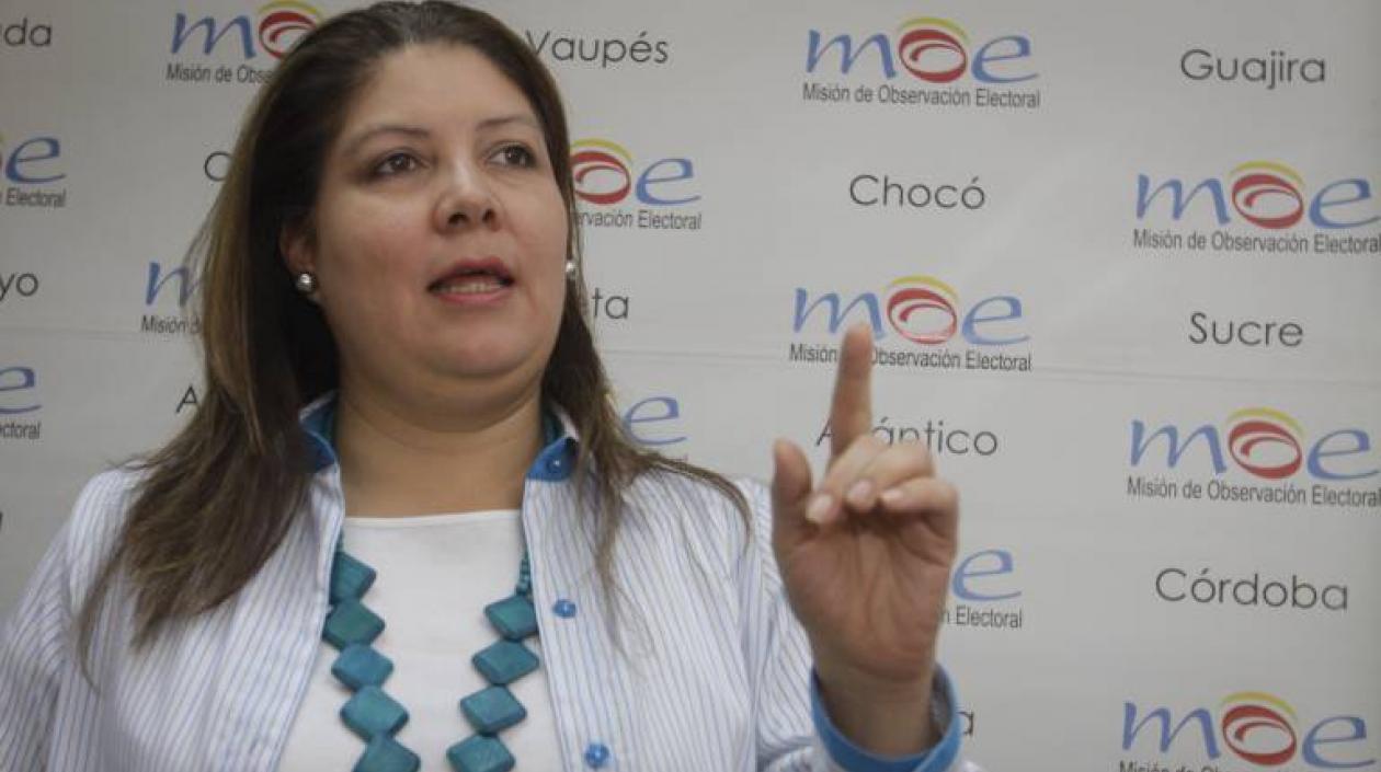Alejandra Barrios, directora de la Misión de Observación Electoral (MOE).