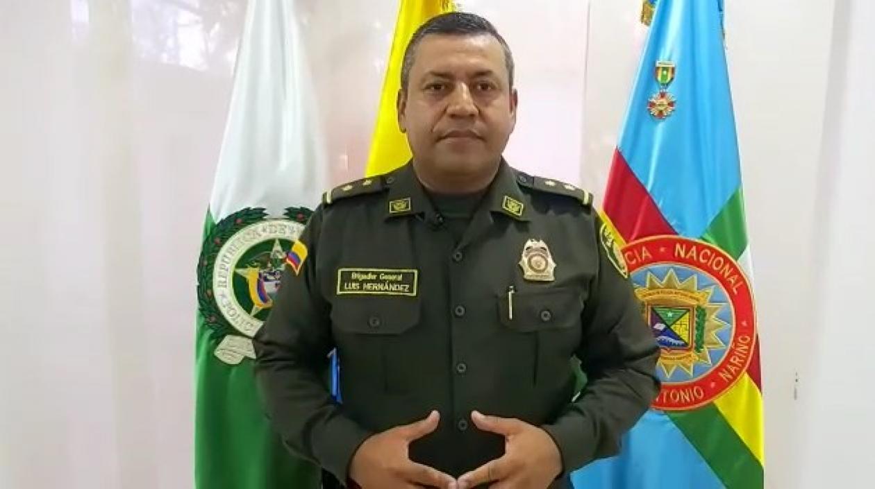 General Luis Carlos Hernández Aldana, Comandante de la Policía Metropolitana de Barranquilla.