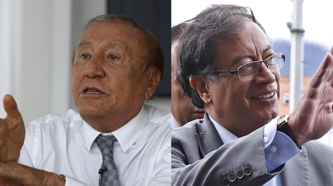 Rodolfo Hernández y Gustavo Petro.