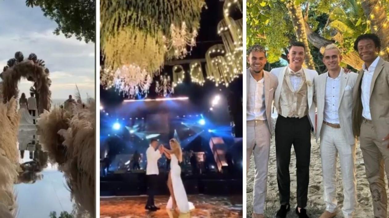 Imágenes de la boda.