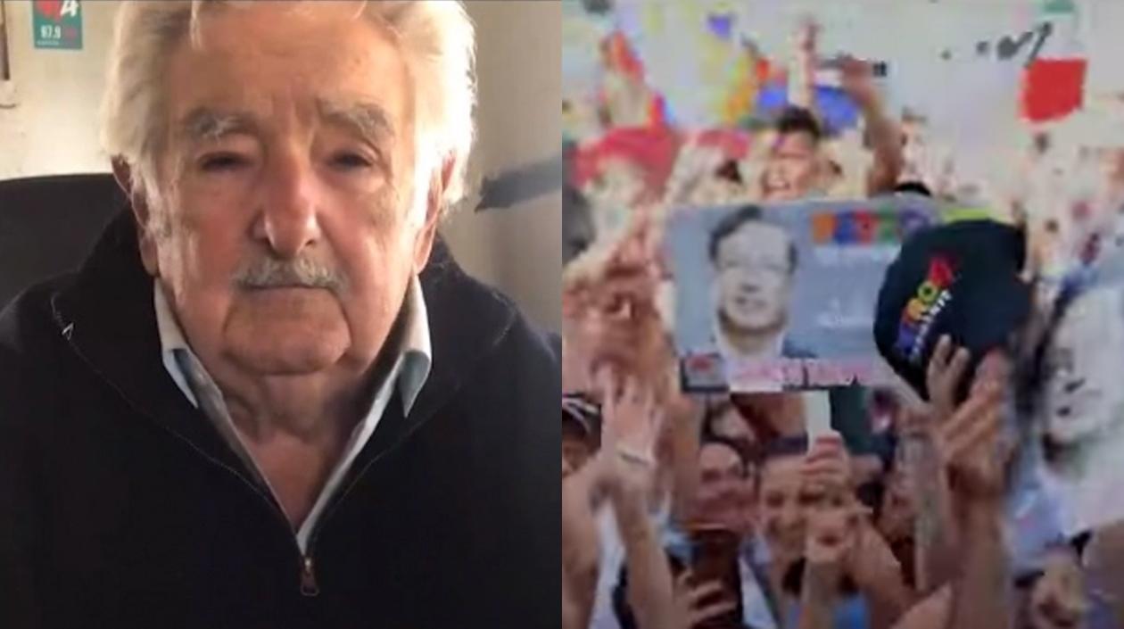 "Pepe" Mujica pide a los colombianos votar por Petro 