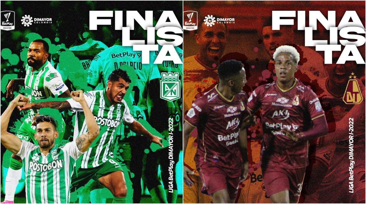 Nacional y Tolima, los finalistas. 