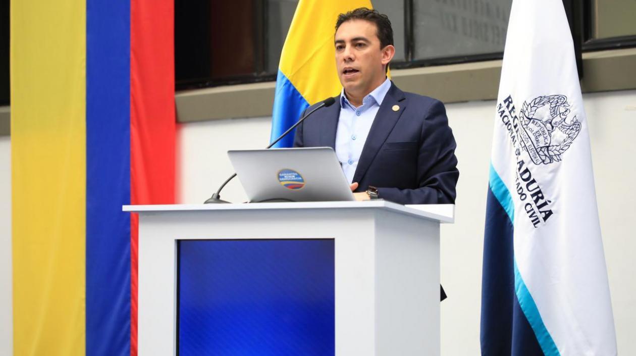 El Registrador Nacional, Alexander Vega.